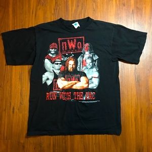 1998 N.W.O. Run With The Pac New World Order Shirt